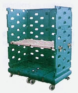 Double Rollet Plastic Shipping Cage 